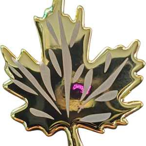 Elegant 18K Gold Plated Brass Brooch
