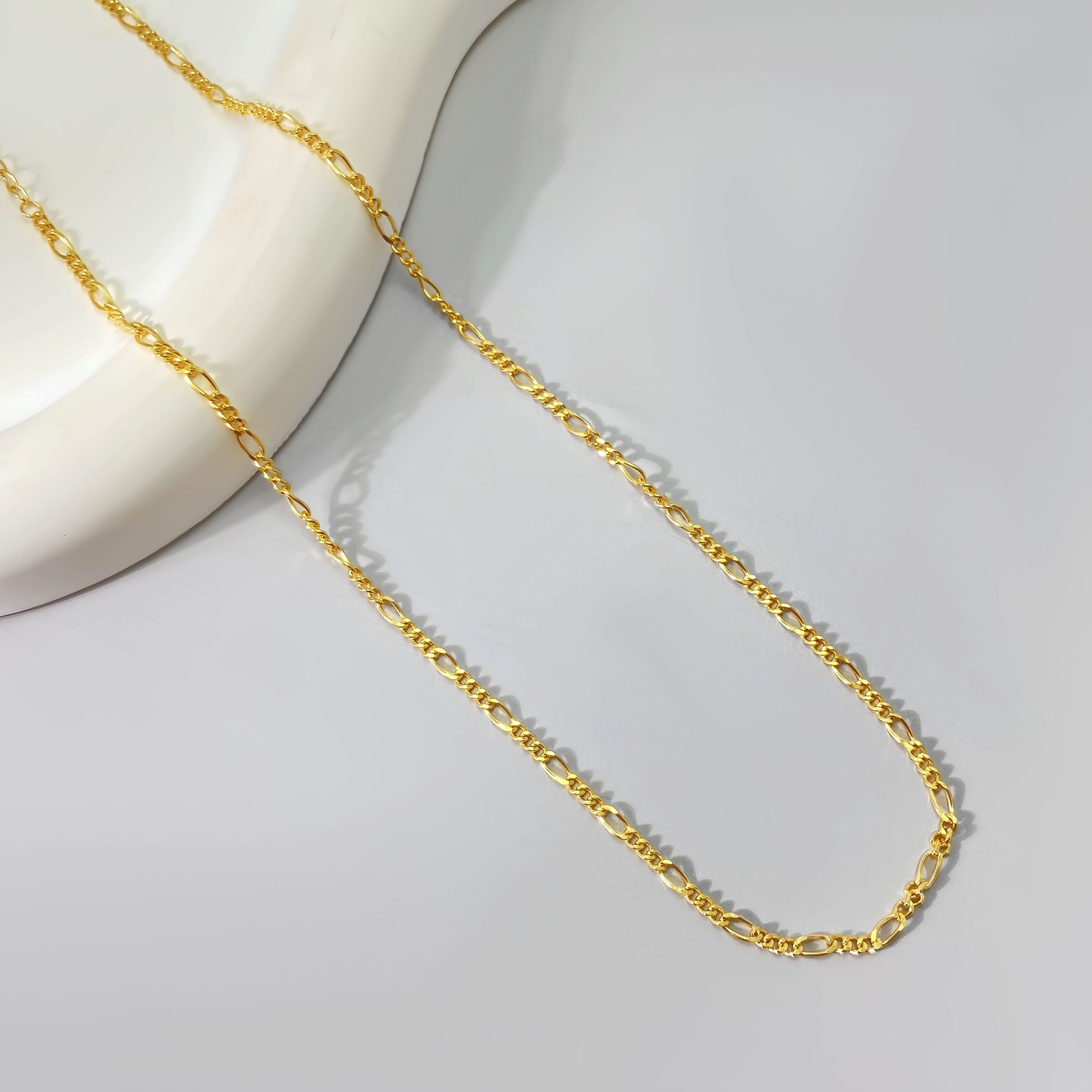 Gold Plated Chain Minimalist Jewelry - Elegant Dainty Necklace - Image 3