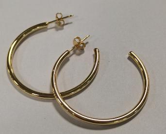 18K Gold Plated Hoop Earrings – , Hypoallergenic & Stylish Jewelry - Image 6