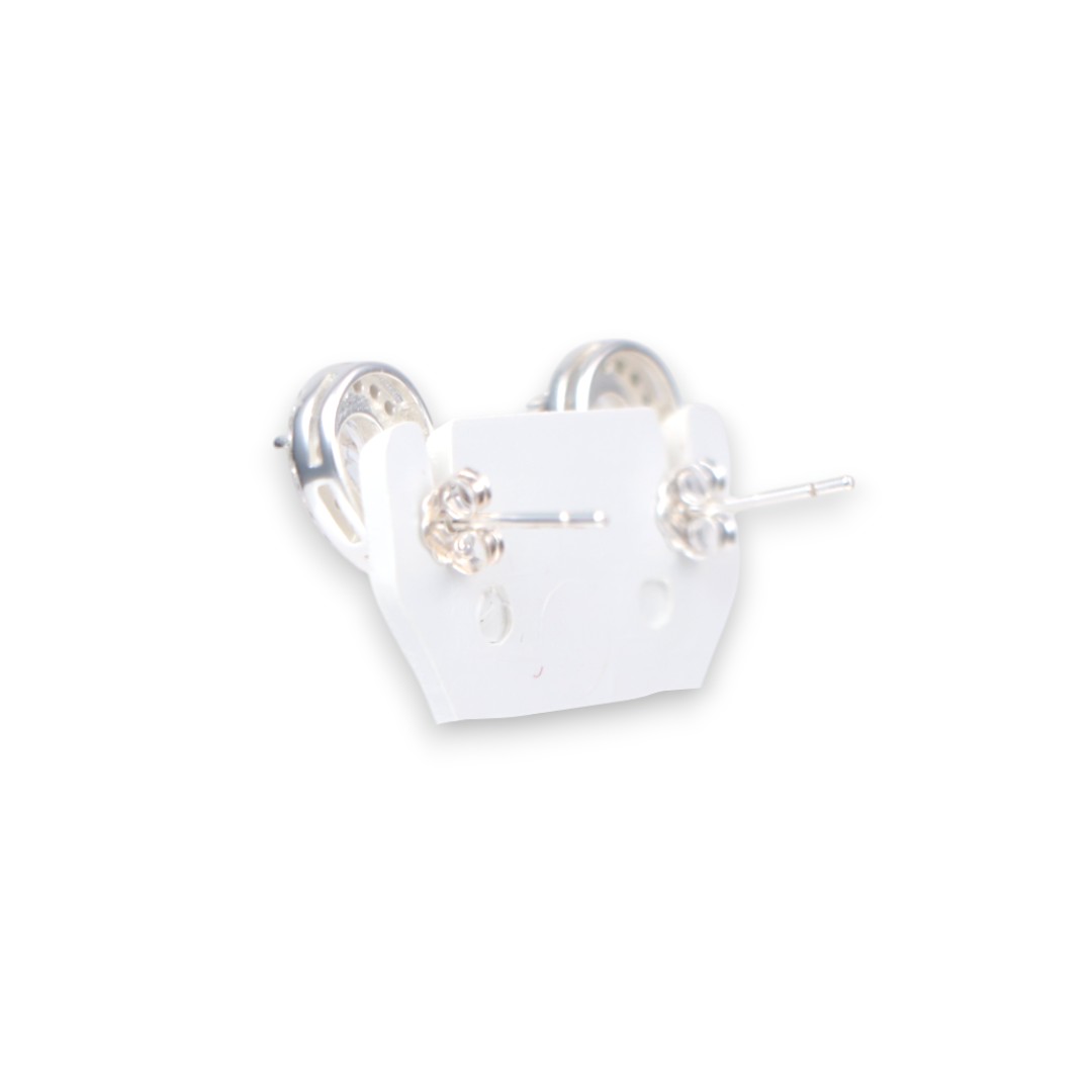 Teardrop Cubic Zirconia Stud Earrings – Crystal Solitaire Women’s Jewelry - Image 4