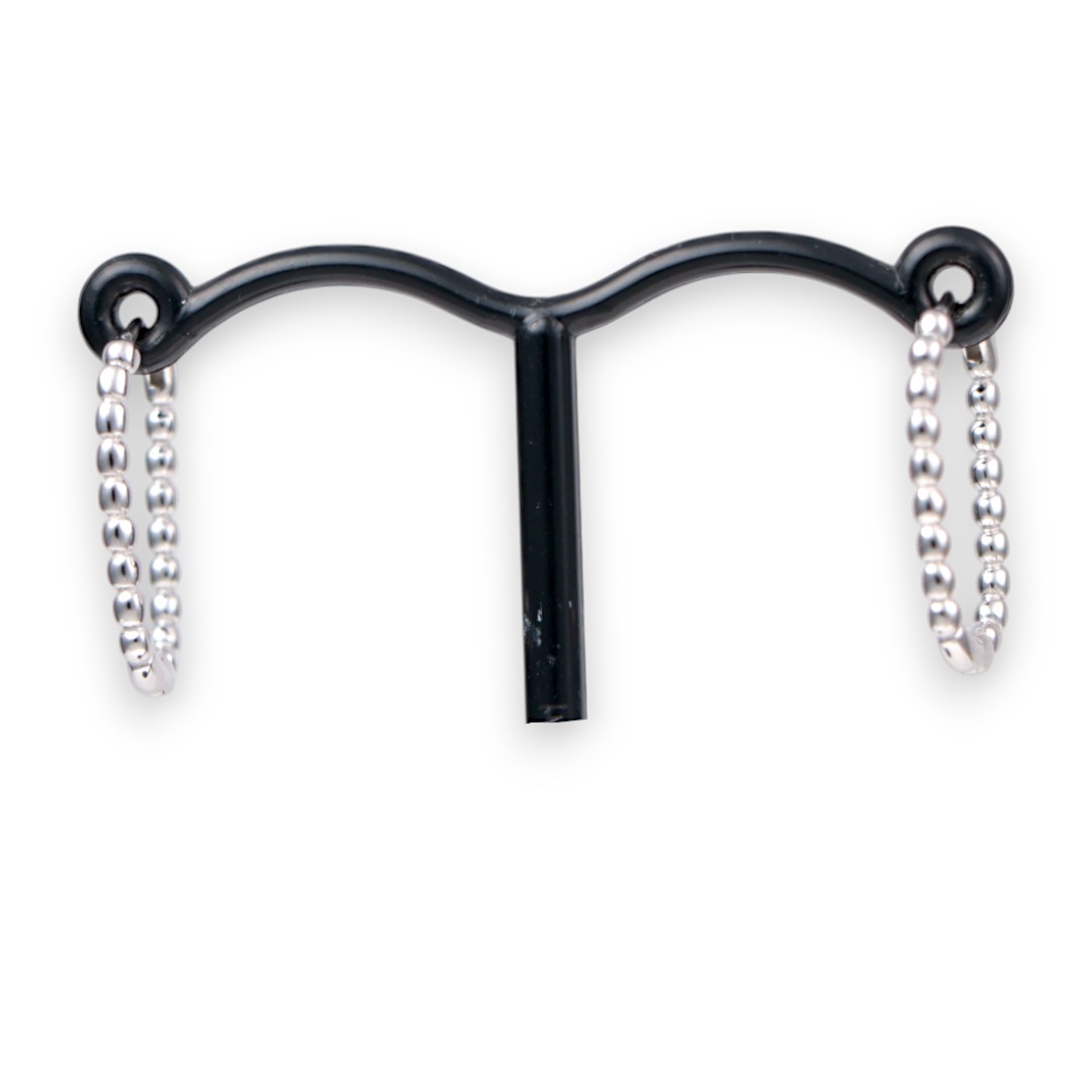 White Gold Plated Sterling Silver Hoop Earrings – Ball Chain Design - Image 5