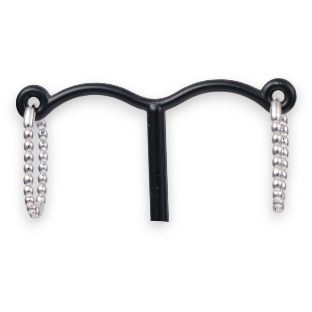 White Gold Plated Sterling Silver Hoop Earrings – Ball Chain Design - Image 2
