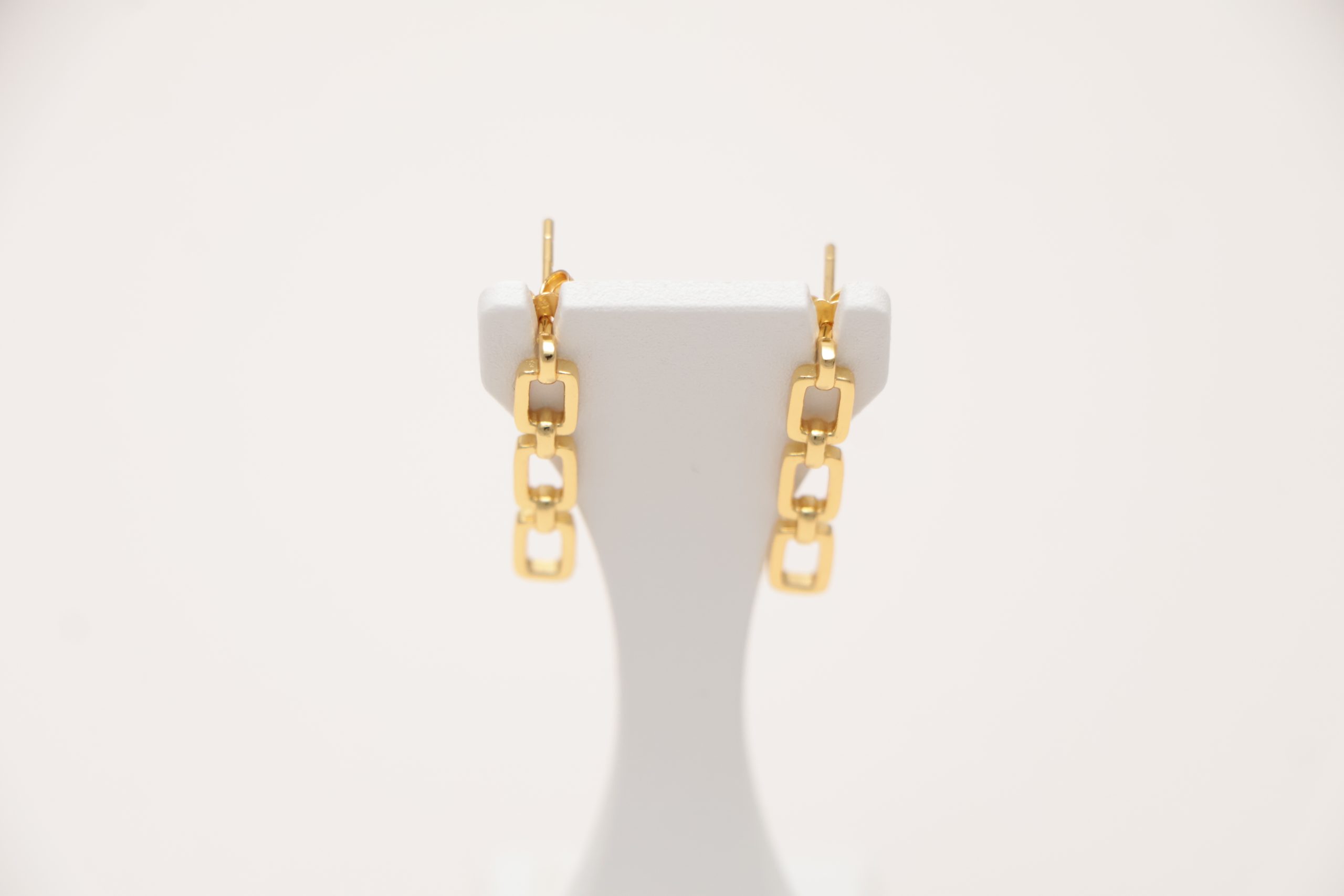 Upgrade Y Style with Luxurious Gold Plated Sterling Silver Stud Earrings - Image 2