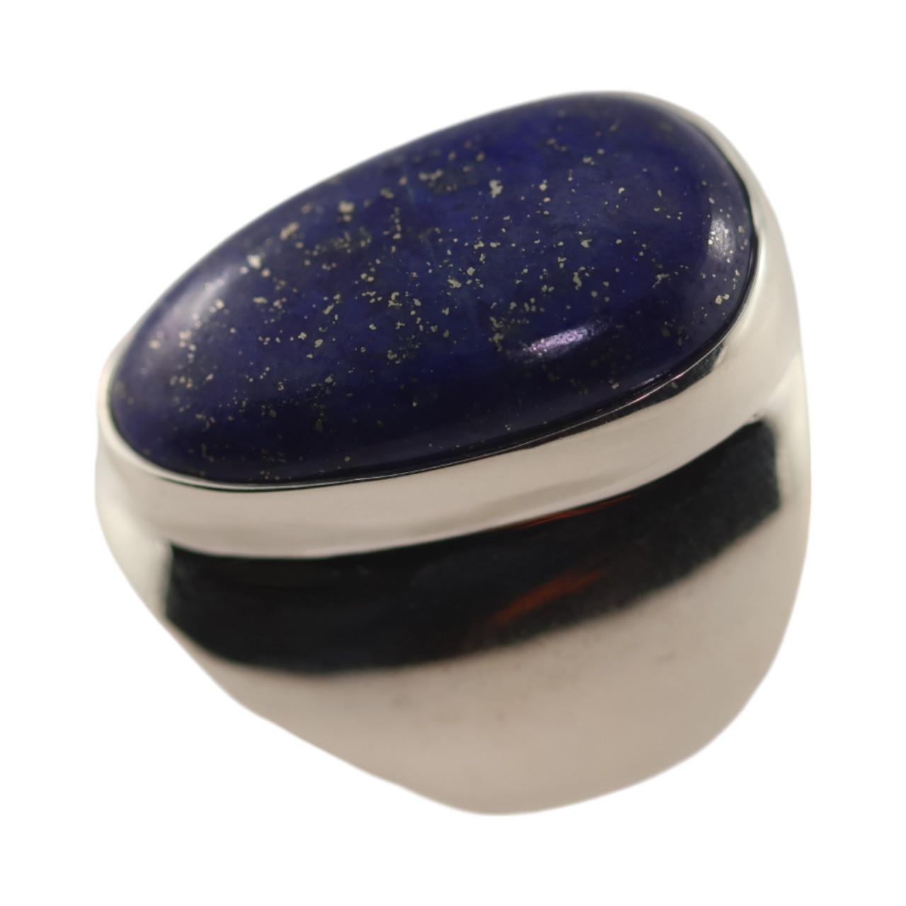 Natural Lapis Lazuli Stone Ring - A Stunning Addition to Y - Size 7-8 - Image 10
