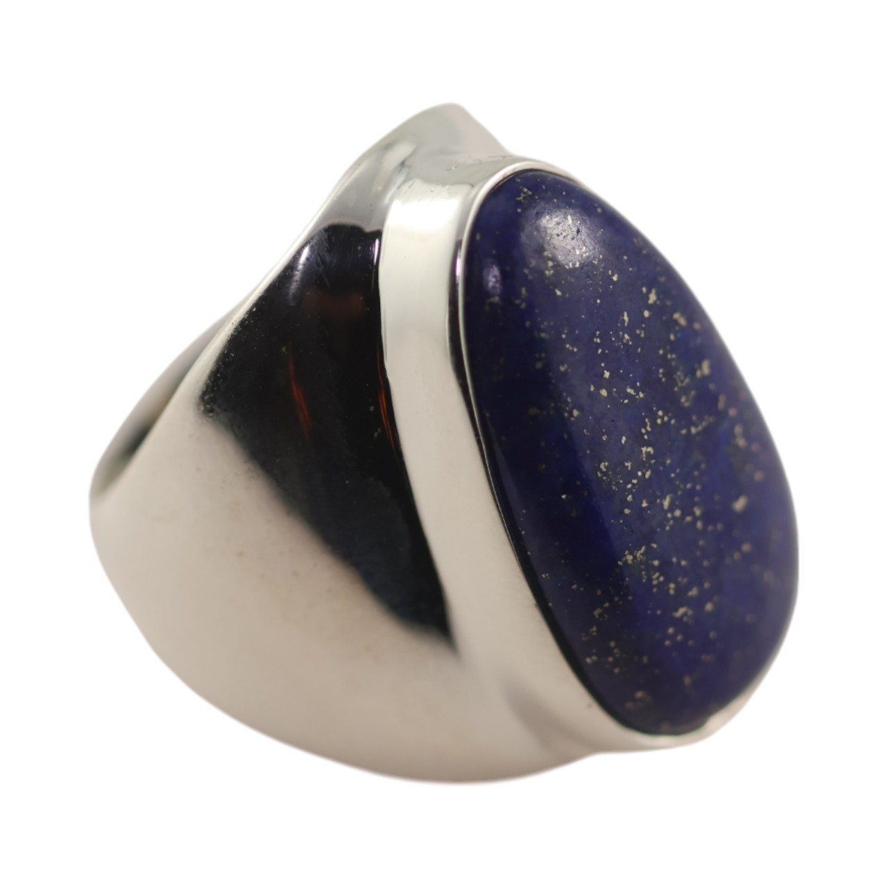Natural Lapis Lazuli Stone Ring - A Stunning Addition to Y - Size 7-8 - Image 7