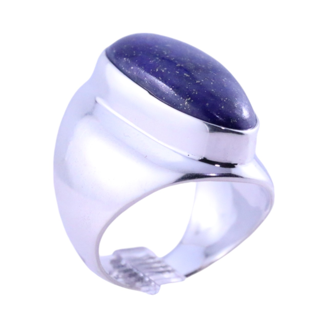 Natural Lapis Lazuli Stone Ring - A Stunning Addition to Y - Size 7-8 - Image 5