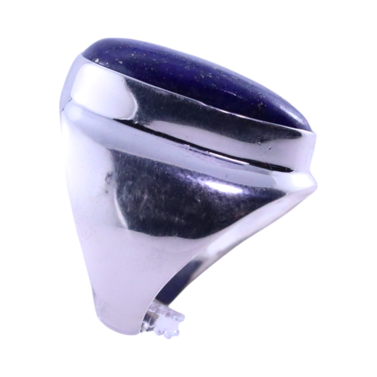 Natural Lapis Lazuli Stone Ring - A Stunning Addition to Y - Size 7-8 - Image 2