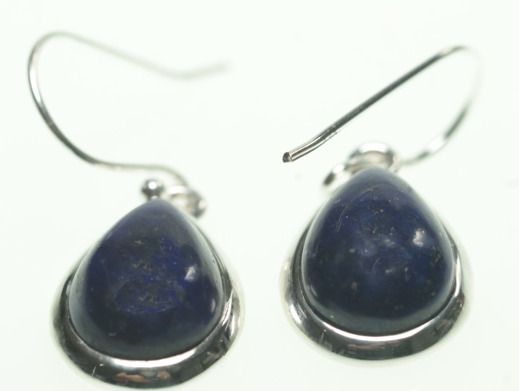 Lapis Lazuli Sterling Silver Drop Earrings for - Image 7