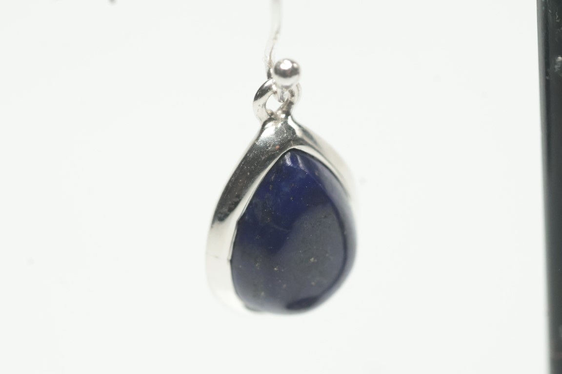 Lapis Lazuli Sterling Silver Drop Earrings for - Image 6