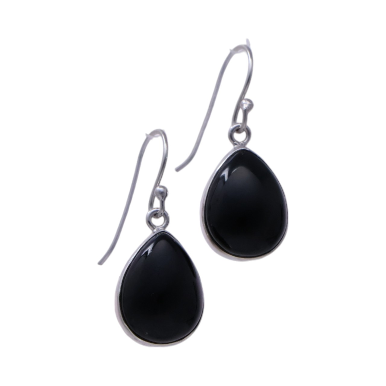 Black Onyx Sterling Silver Drop Earrings - These Timeless Pieces - Image 7