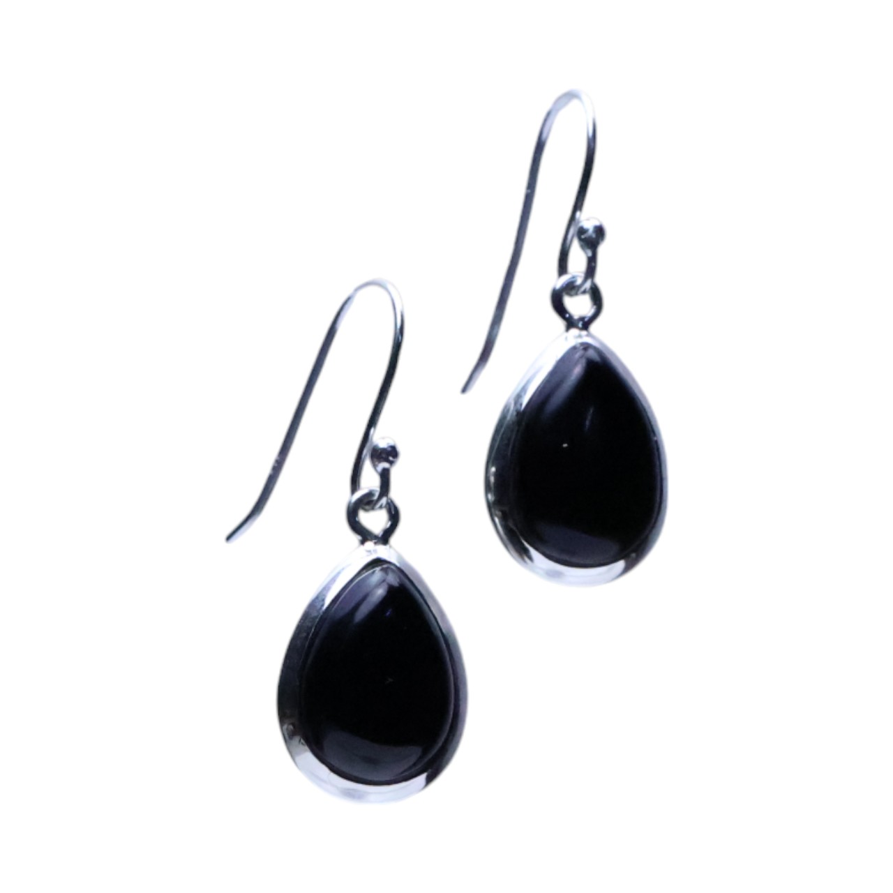 Stunning Black Onyx Sterling Silver Drop Earrings - Elevate Y Style Now