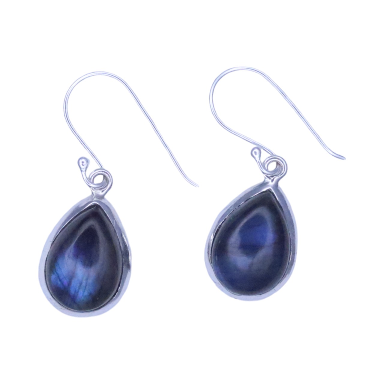 Sparkle and Shine: Labradorite Sterling Silver Drop Earrings