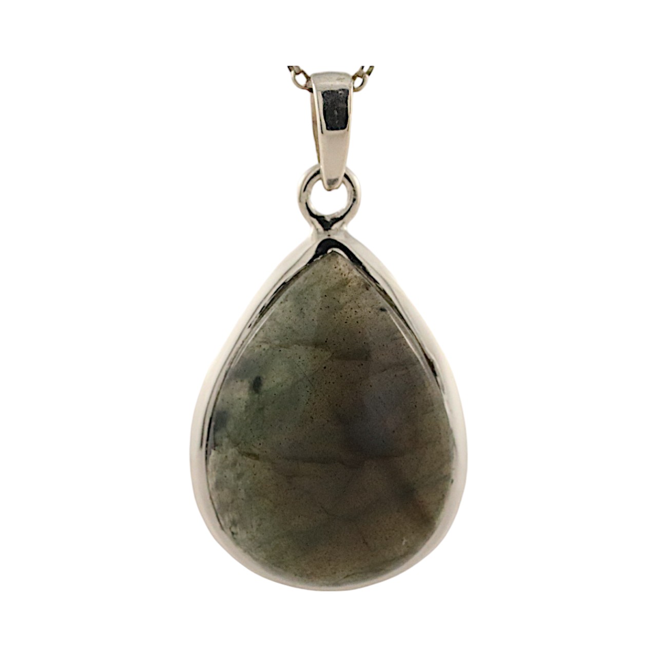 Magical Charm of a Tear Drop Shape Labradorite Pendant