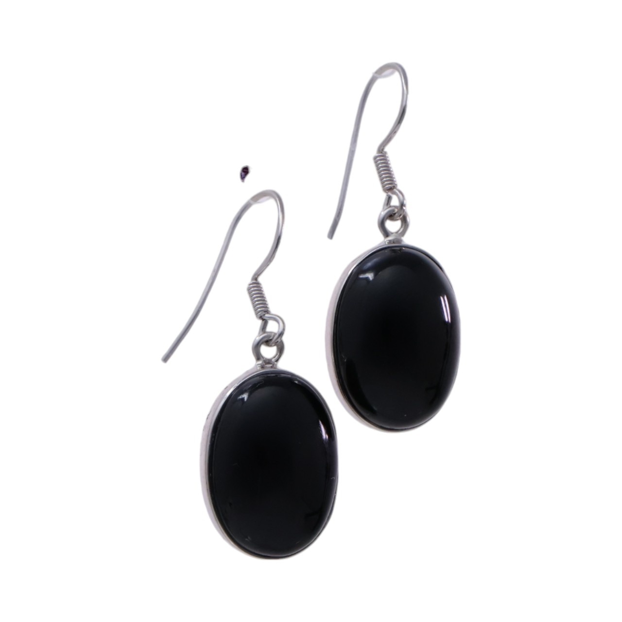 Black Onyx Oval Earrings - Enhance Y Style With Distinctive Elegance