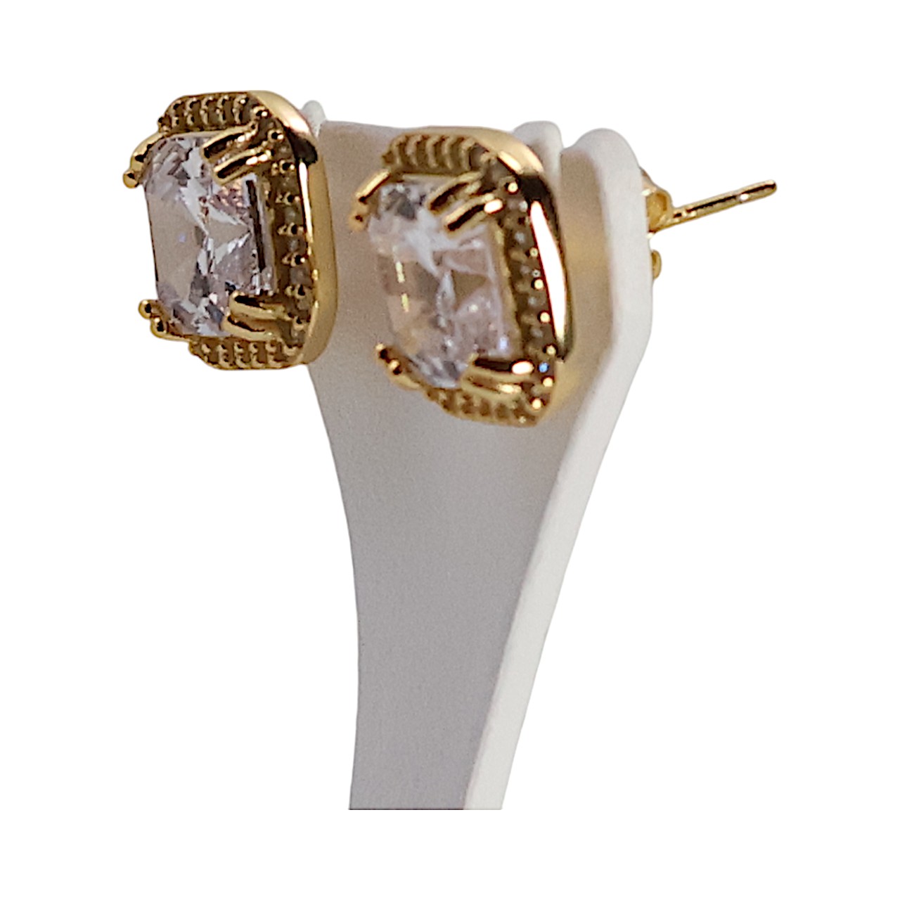 Sparkle and Shine with 18K Gold Plated Sterling Silver Cubic Zirconia - Image 6