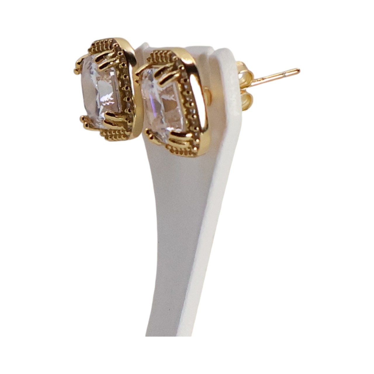 Sparkle and Shine with 18K Gold Plated Sterling Silver Cubic Zirconia - Image 5