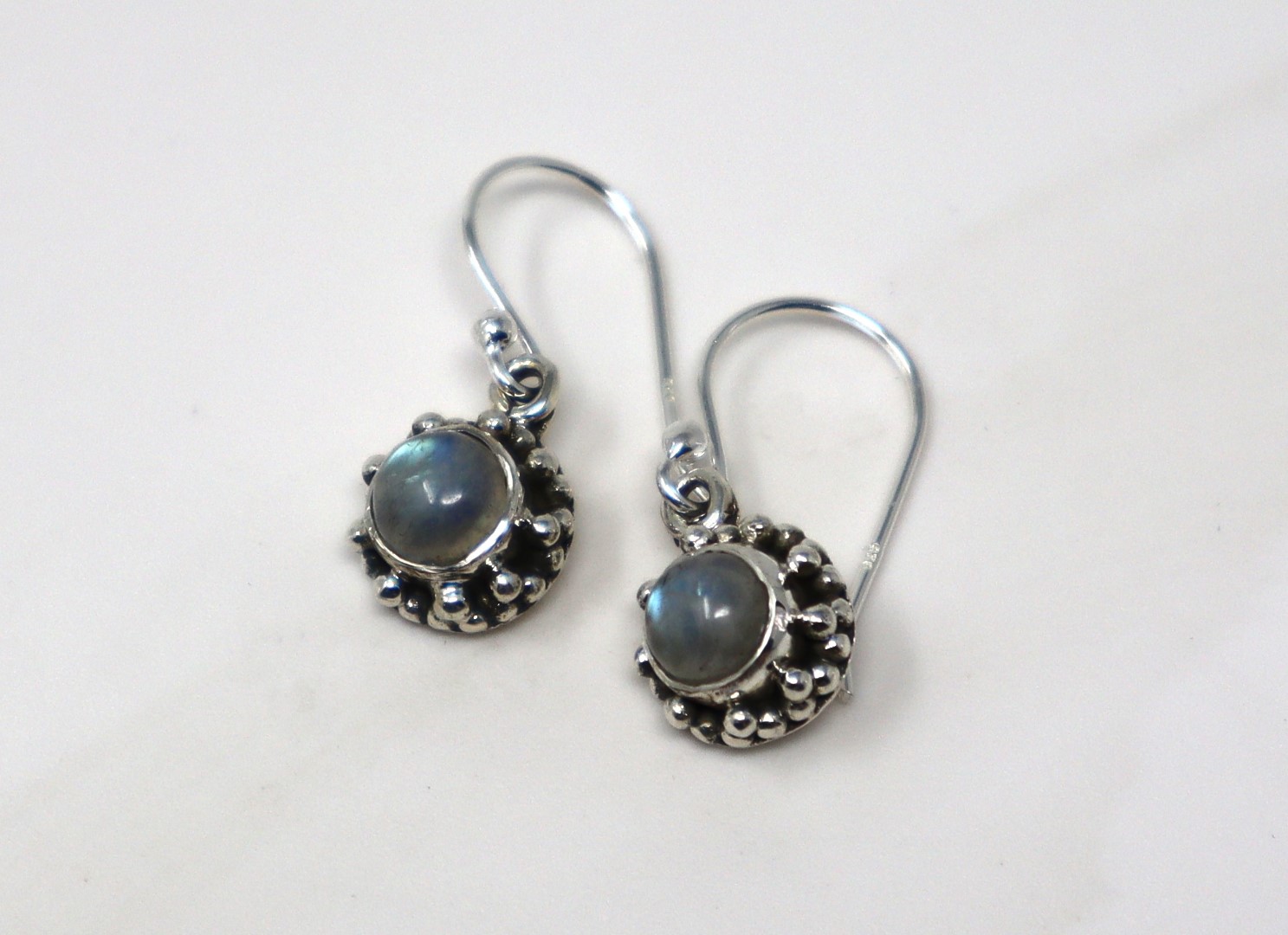 925 Sterling Silver Moonstone Earrings Set - High , Luxurious & Jewelry - Image 4