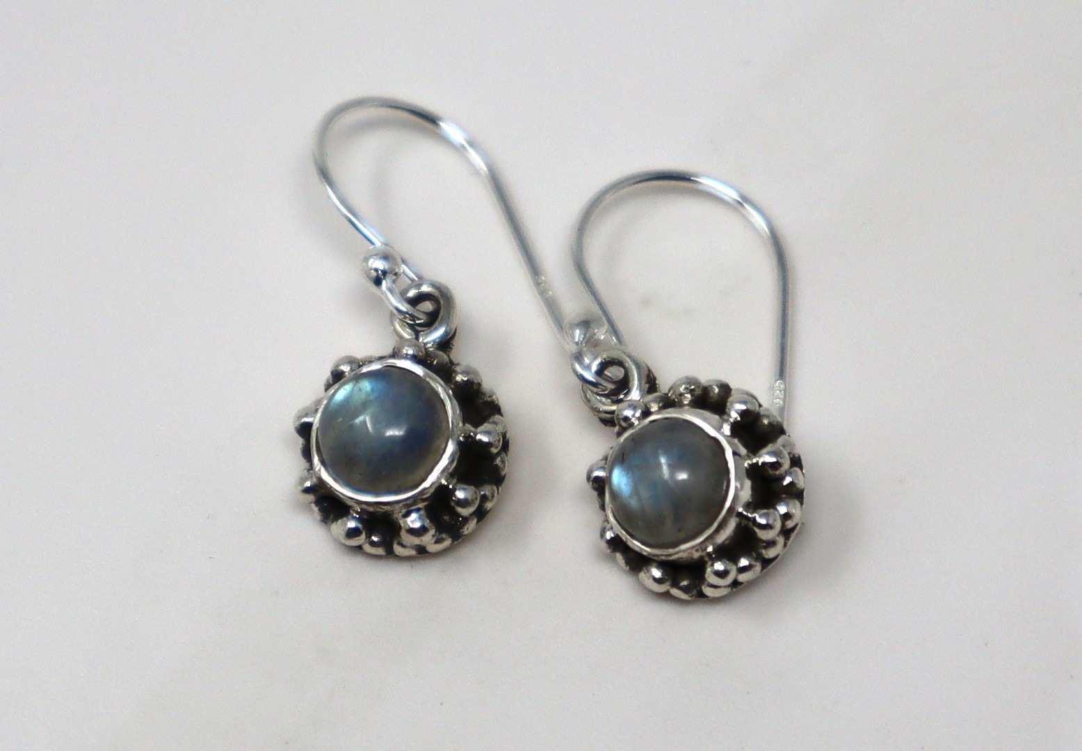 925 Sterling Silver Moonstone Earrings Set - High , Luxurious & Jewelry - Image 5