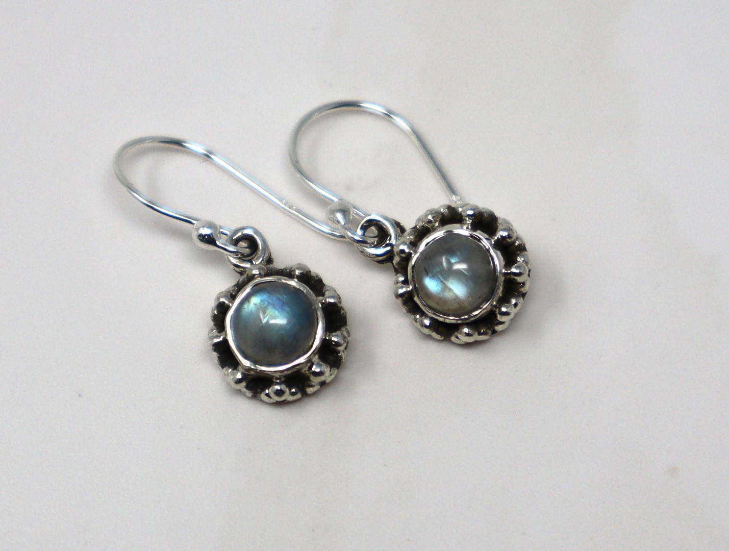 925 Sterling Silver Moonstone Earrings Set - High , Luxurious & Jewelry